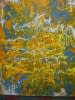 "Landschaft abstrakt - gelb" by Ebba Sakel on art24