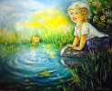 "Der goldener Fisch" by Galina on art24