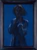 "Woman in blue dress" by Sam Drukker on art24
