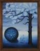 "Winterland mit schlafendem Mond" by Artist Wanted on art24