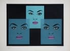 "Les Trois Visages Bleu (12/75)" von Félix Labisse auf art24