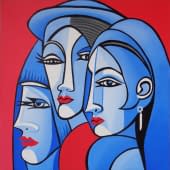 "Ladies from high society" von Ellen Art auf art24