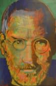 "Steve Jobs_acryl auf leinwand_60x40 cm_2014" von johannes  petrus  lehner auf art24