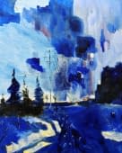 "Der Marsch der blauen Stunde" by DK on art24