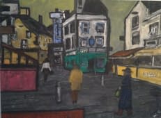 "Strasse in Galway" von Wolfgang Söring auf art24