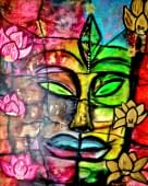 "Inspired Buddha" by Art by Tina N. on art24