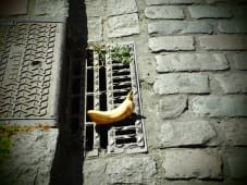 "Die sonnige Banane" by Robin Grassner on art24