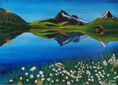 "Bachalpsee –  Berner Oberland, Schweiz" von Libuša Němcová auf art24