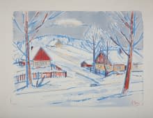 "Winterlandschaft (108/150)" de Jaroslav Grus sur art24