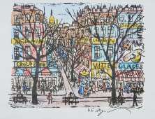 "Viale a Montmartre" by Prof. Arnulf Erich Stegmann on art24