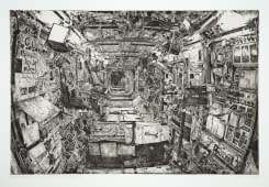 "Space Station Interior 1998" von Jason Scott Kofke auf art24