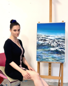 "The Mont Blanc from a bird's eye view" by Viktoria Koestler on art24