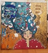 "blue queen" von Ghazal Ashrafian auf art24