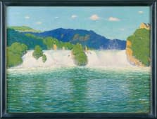 "Rheinfall - Schaffhausen" de Richard Emil Amsler sur art24