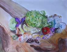 "Obststillleben" by Aurore Bohnenblust-Grosboillot on art24