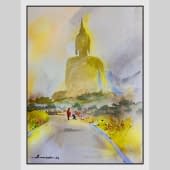 "Buddhist" by Ravi Kumar on art24