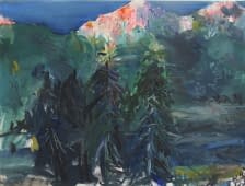 "Sunrise over the Haidsee" by Judit Flamich on art24