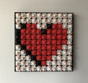 "3D Heart" von T P Hardisty auf art24