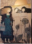 "Woman and her shadow" von Ghazal Ashrafian auf art24