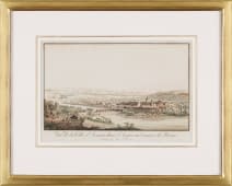 "Vue de la Ville d'Aarau dans l'Argew au Canton de Berne" von Christian Von Mechel auf art24