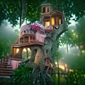 ""TheTreehouse"" de CRISPY sur art24