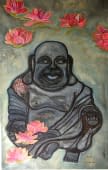 "Buddha under Cherry" de Art by Tina N. sur art24