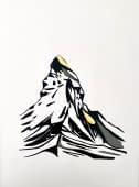 "Matterhorn Minimal Style #30" von Viktoria Koestler auf art24