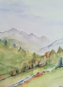 "Alpenpanorama" de Angela Roos-Maguire sur art24