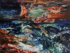 "Večerní Černé Moře (dt. Abendliches Schwarzes Meer)" de Vladimír Šolta sur art24