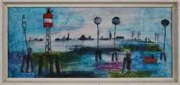 "Benátská laguna (dt. Lagune in Venedig)" by Dana Hlobilová on art24