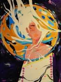 "Moon Lady" de Magdalena.artist sur art24