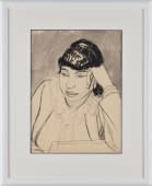 "Porträt einer meditativen Frau" by Ignaz Epper on art24