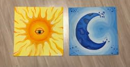 "sonne mond" de biwi sur art24