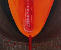 "Tulip in heat" by Edith Irving-Sommer on art24