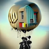 ""TheBallon"" de CRISPY sur art24