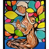 "Tree woman" von Magdalena.artist auf art24