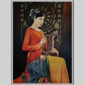 "A Girl with Pot" by Ravi Kumar on art24