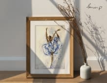 "ballerina" by samirartist on art24