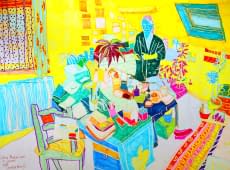 "Esther's room in Lucerne" by Dorothy Aniro P. on art24