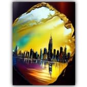 "Reflection Skyline" von Deichhorst-Fotografie auf art24