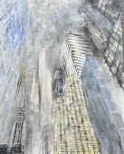 "street canyon - manhole cover view" von Bruno Bonati auf art24