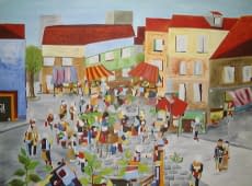 "Auf dem Markt" by Zoran Marcius on art24