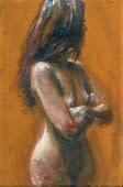 "Nude (orange)" de Sam Drukker sur art24