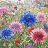 "Cornflowers 15" by NEUROPILA on art24