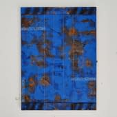 "Oxidiertes Blau" by Dominik Schlumpf on art24