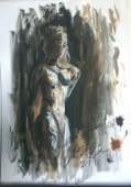 "sketch, oil on paper" de oliver czak sur art24