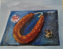 "Hessische ahle Wurst von Annette Matzelle" de Annette Irma Matzelle (AM) sur art24