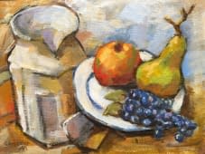 "Obst mit Krug" by Hans on art24