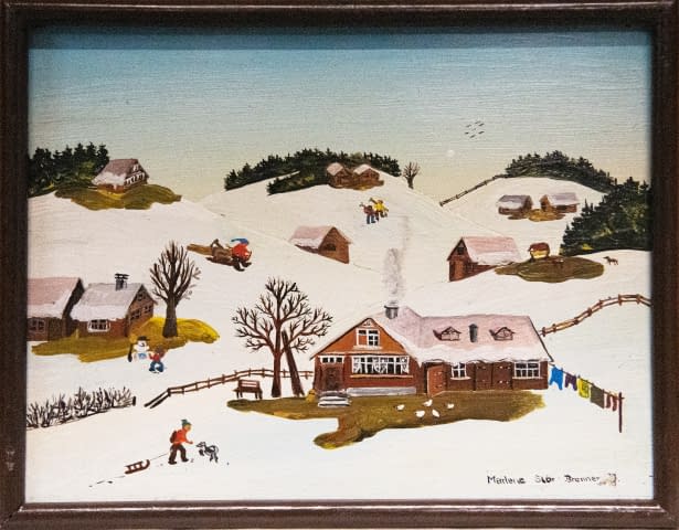 Bild 1 des Kunstwerks "Wintertreiben" von Marlene Stör-Brenner auf art24