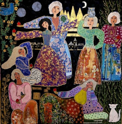 Image 1 of the artwork "The women are angels" by Ghazal Ashrafian on art24